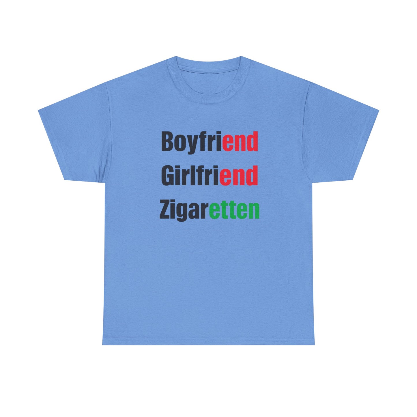 Boyfriend, Girlfriend, Zigaretten T-Shirt