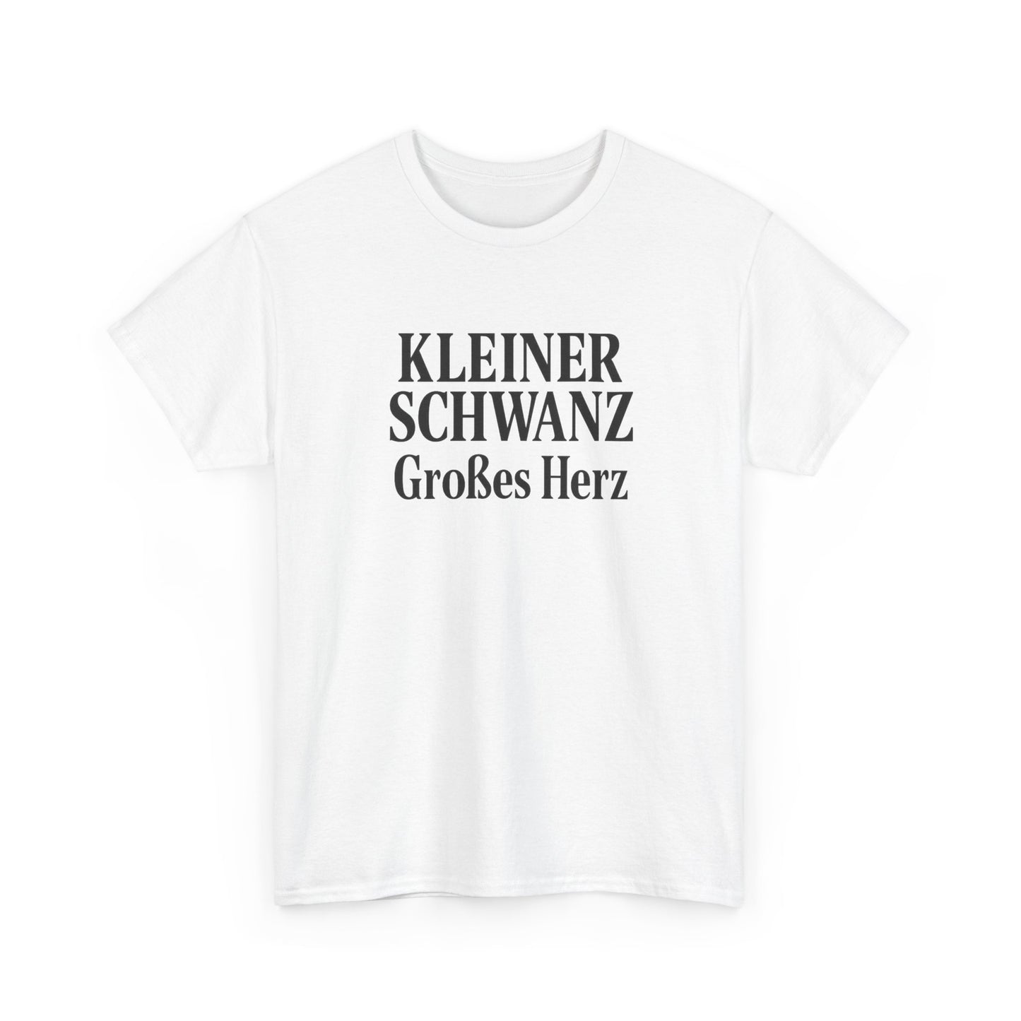 Kleiner Schwanz Großes Herz T-Shirt