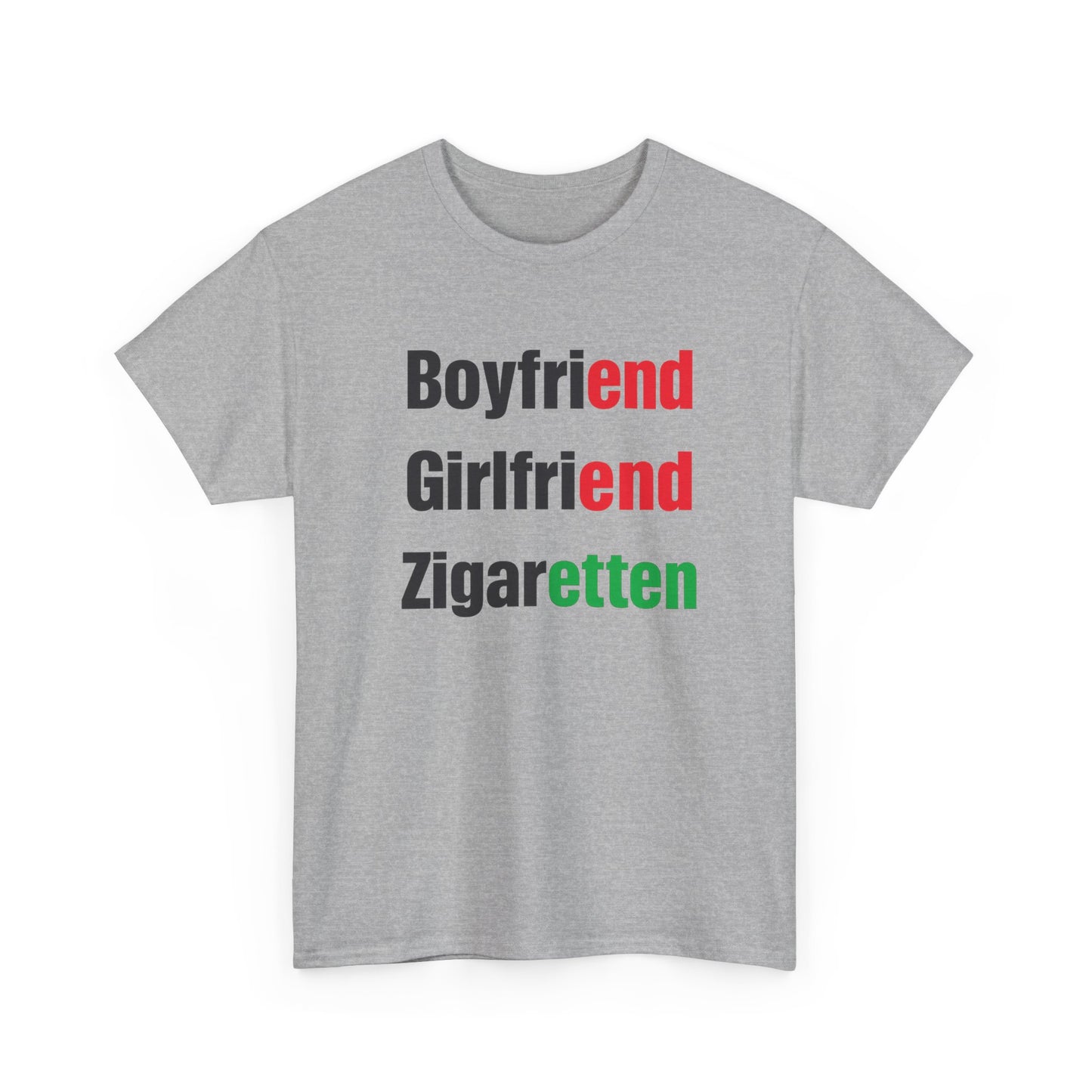 Boyfriend, Girlfriend, Zigaretten T-Shirt