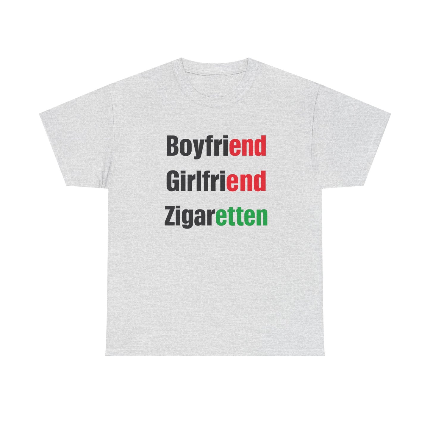 Boyfriend, Girlfriend, Zigaretten T-Shirt