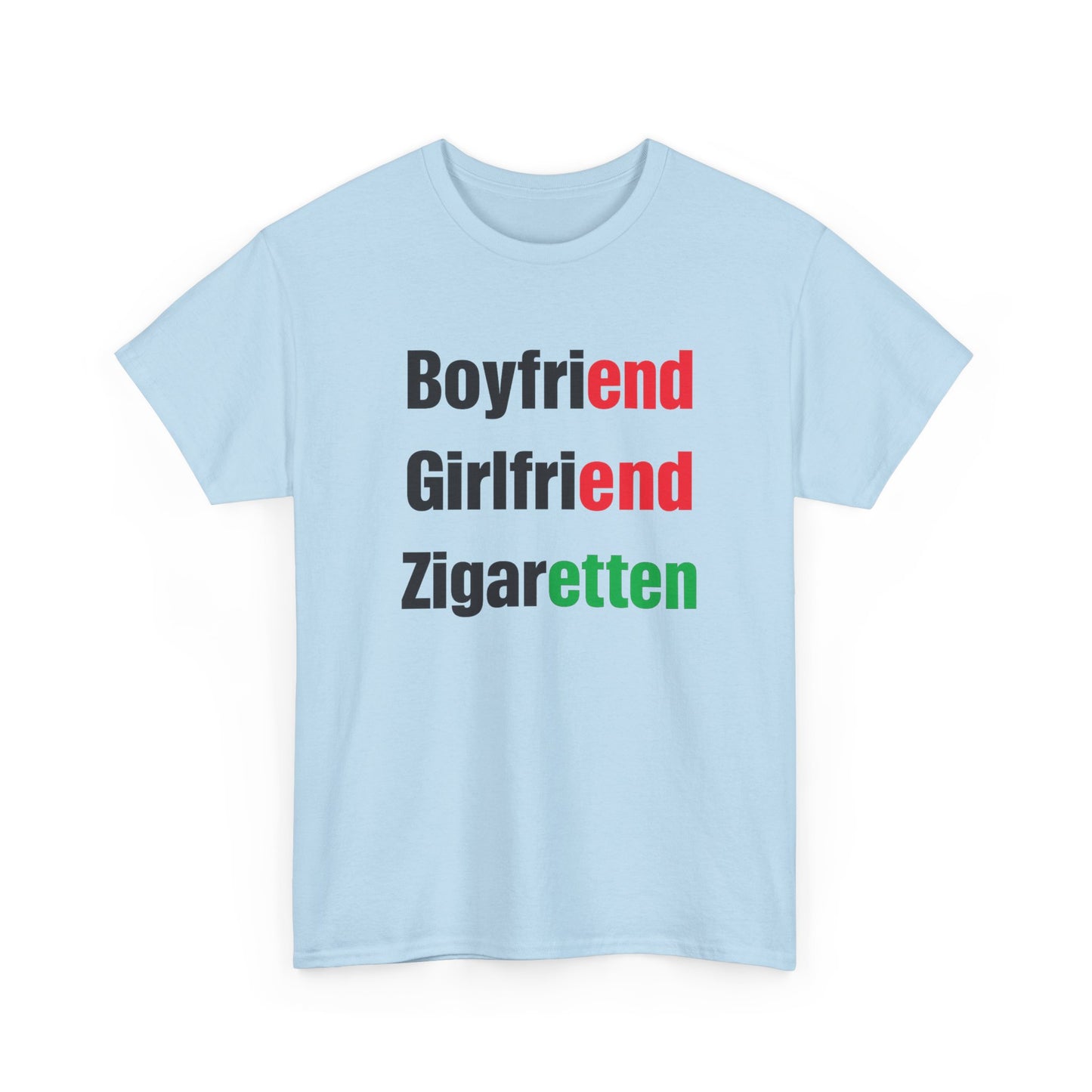 Boyfriend, Girlfriend, Zigaretten T-Shirt