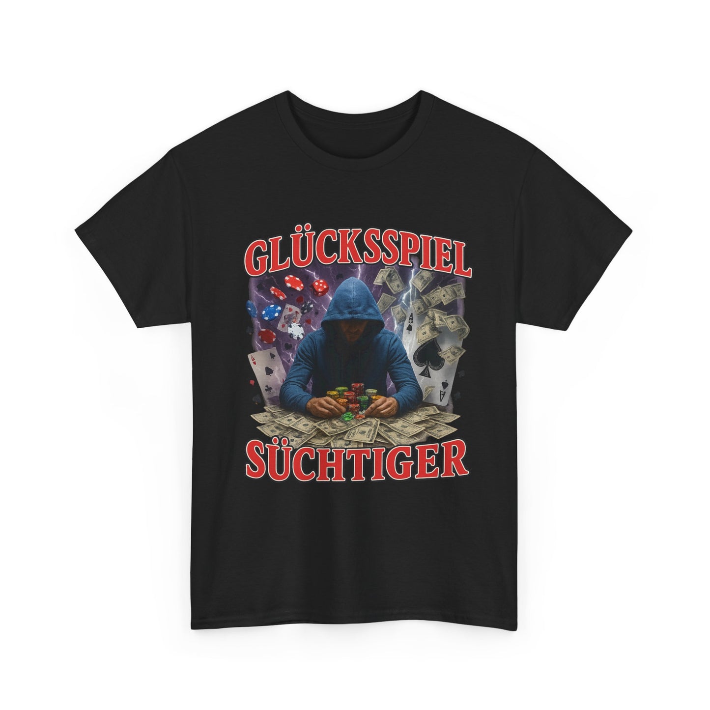 Glücksspiel Süchtiger T-Shirt