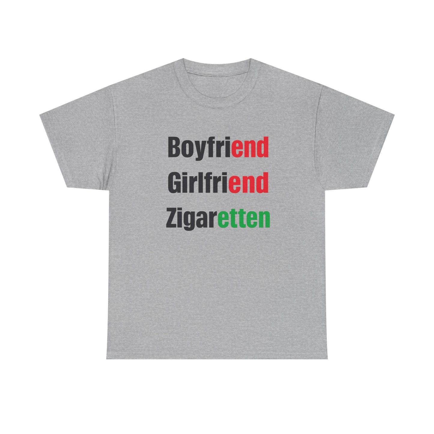 Boyfriend, Girlfriend, Zigaretten T-Shirt