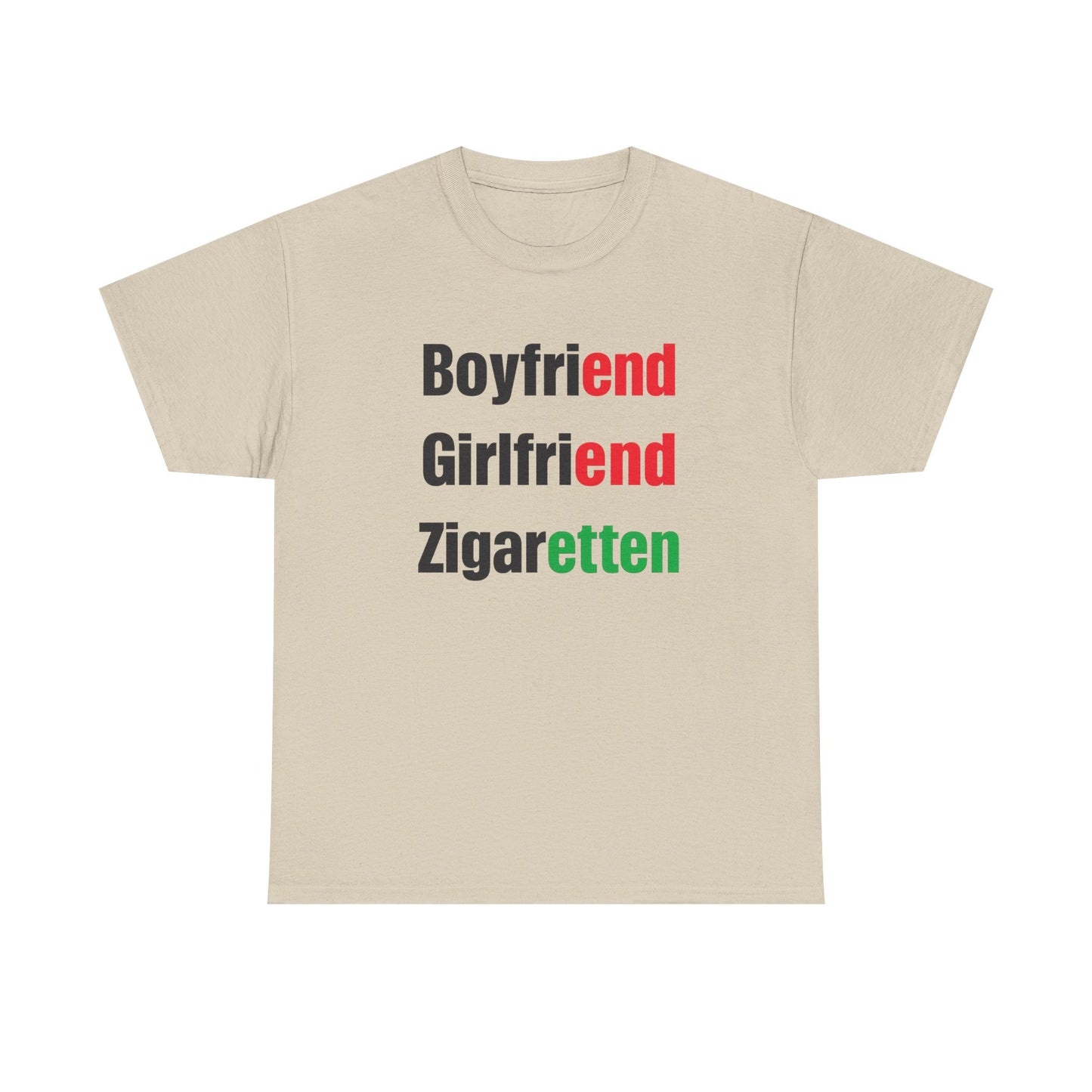 Boyfriend, Girlfriend, Zigaretten T-Shirt