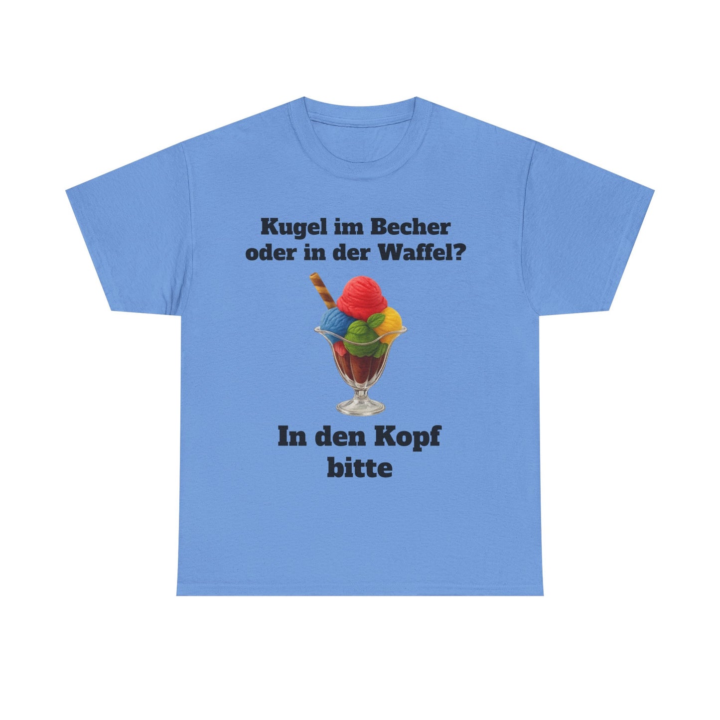 Kugel im Becher oder in der Waffel? T-Shirt