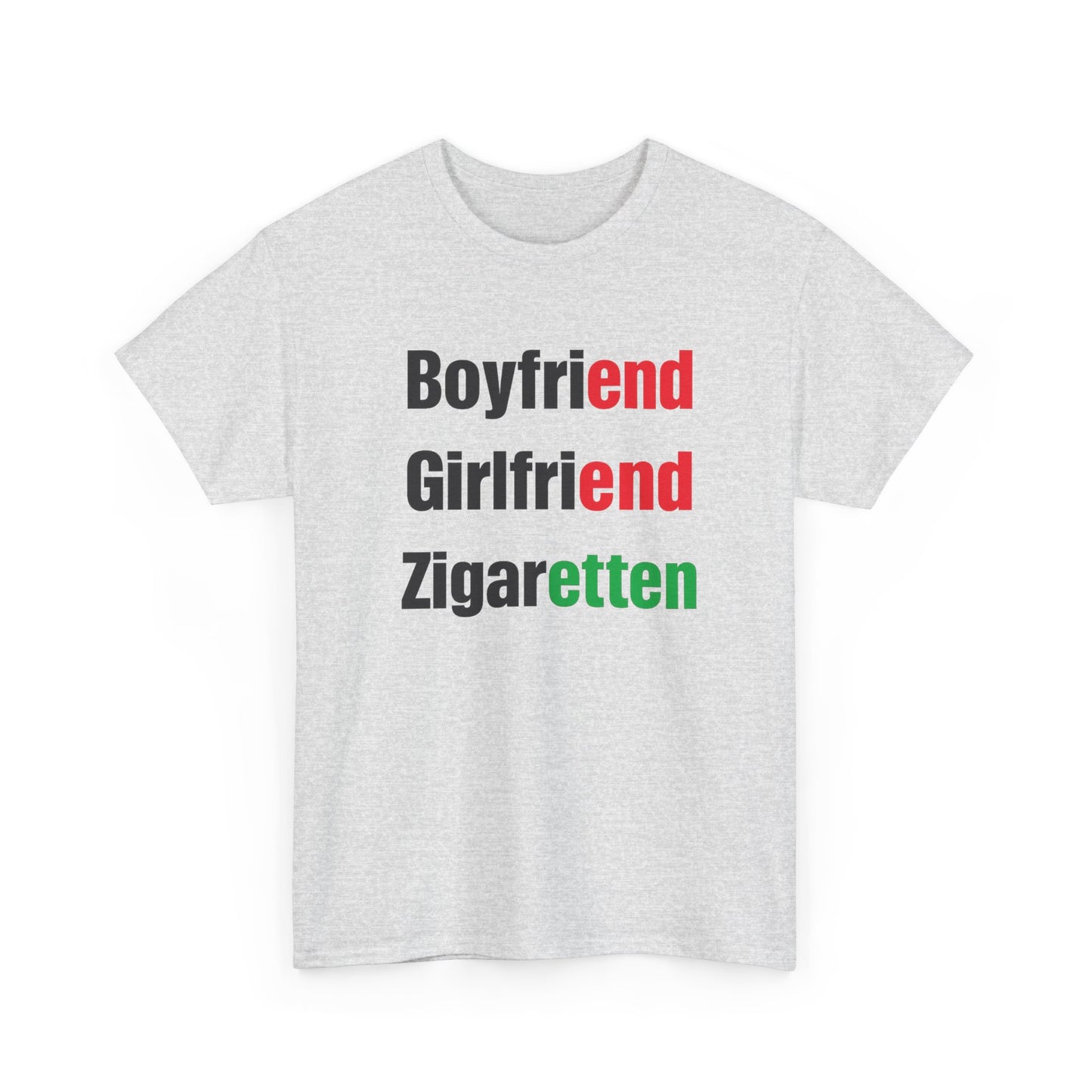 Boyfriend, Girlfriend, Zigaretten T-Shirt